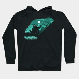 Stegausaur Sunset silhouette Hoodie